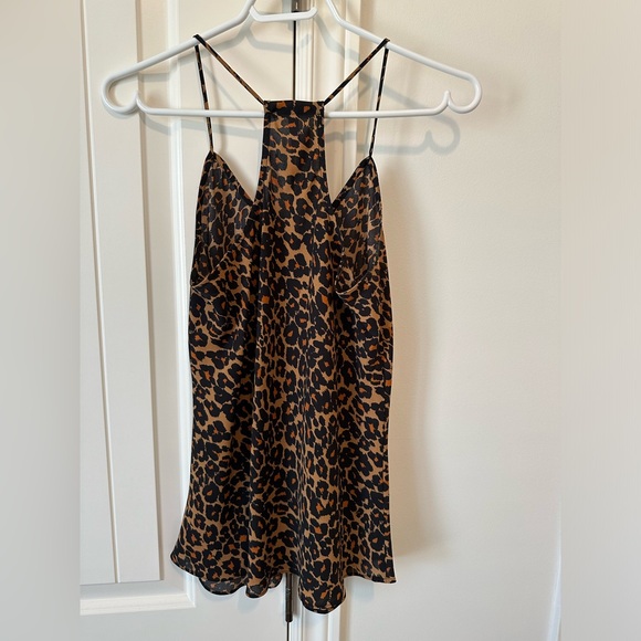 Joe Fresh leopard racerback tank - Size small - Picture 2 of 3